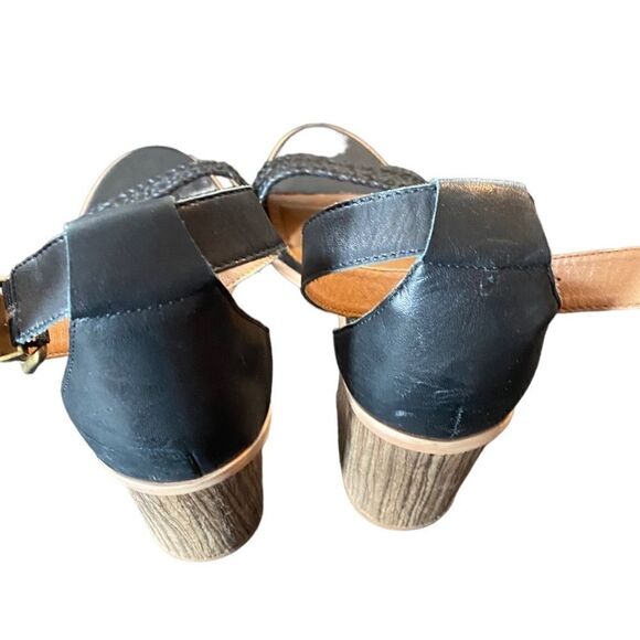 Anthropologie Lien Do Black heels Size 9 - Picture 3 of 7